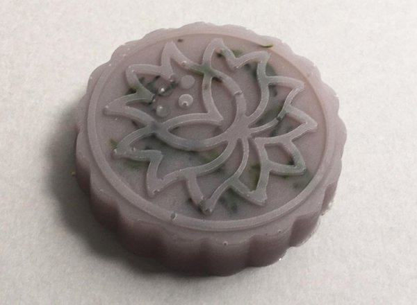 Lavender Soap Flower Design