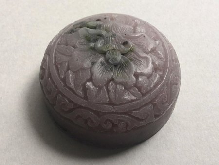 Lavender Vegan Soap Lotus Design