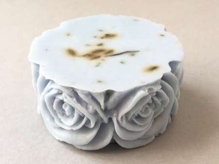 Lavender Soap Rose Design