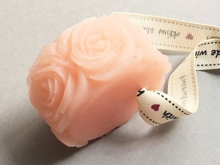 Magnolia Soap Rose Design Zoom