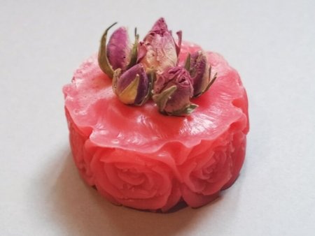 Rose Soap with Petals