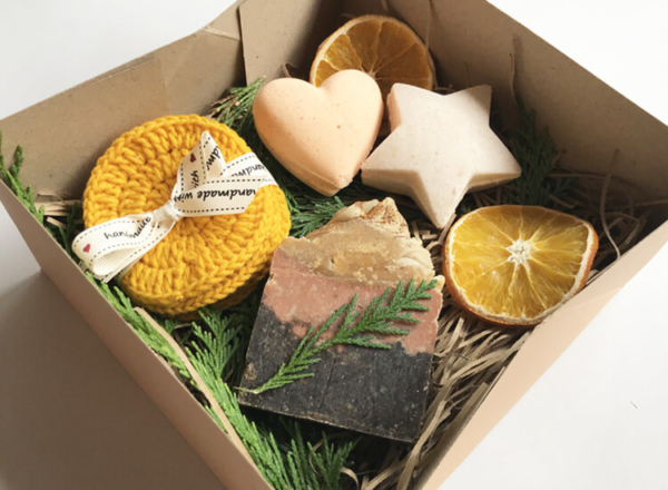 Winter Spice Christmas Soap Gift Set